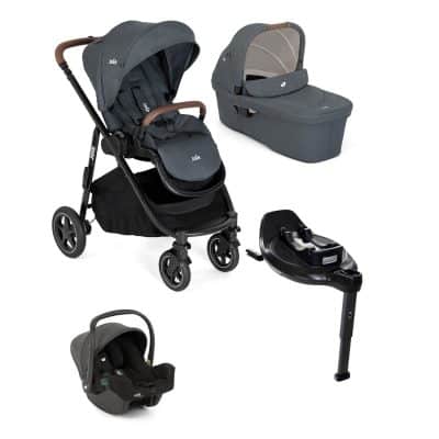 Joie Versatrax Travel System - Moonlight with ibase encore