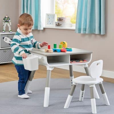 Liberty House Toys Scandi Height Adjustable Table and Chair Set