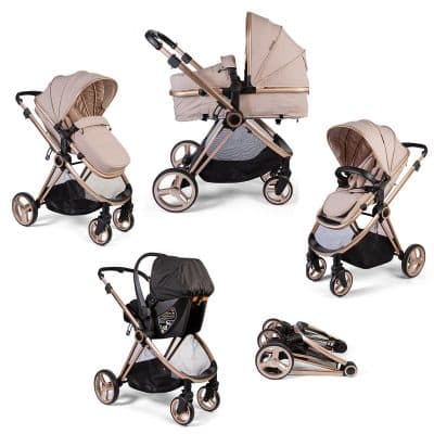 Push Me Pace i 3 in 1 Travel System - Latte