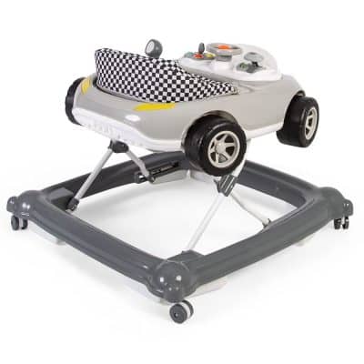Red Kite Baby Go Round Race Sporty Car Electronic Walker - Grey