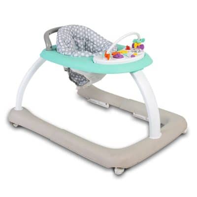 Baby Go Round Kiddo Walker and Push Along Combined - Grey
