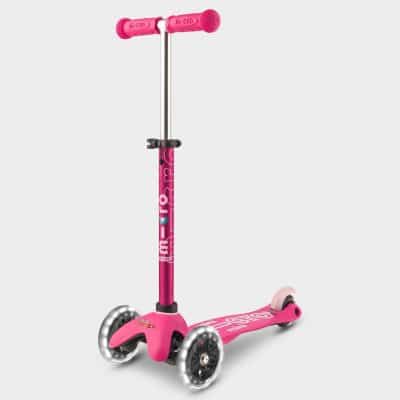 Mini Micro Scooter Light up Wheels - Pink